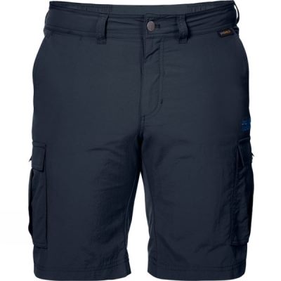Pantalones Cortos Jack Wolfskin Canyon Cargo Hombre Azul Marino - Chile VUW490351